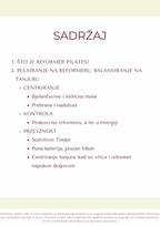 Prehrana za reformer pilates – vodič