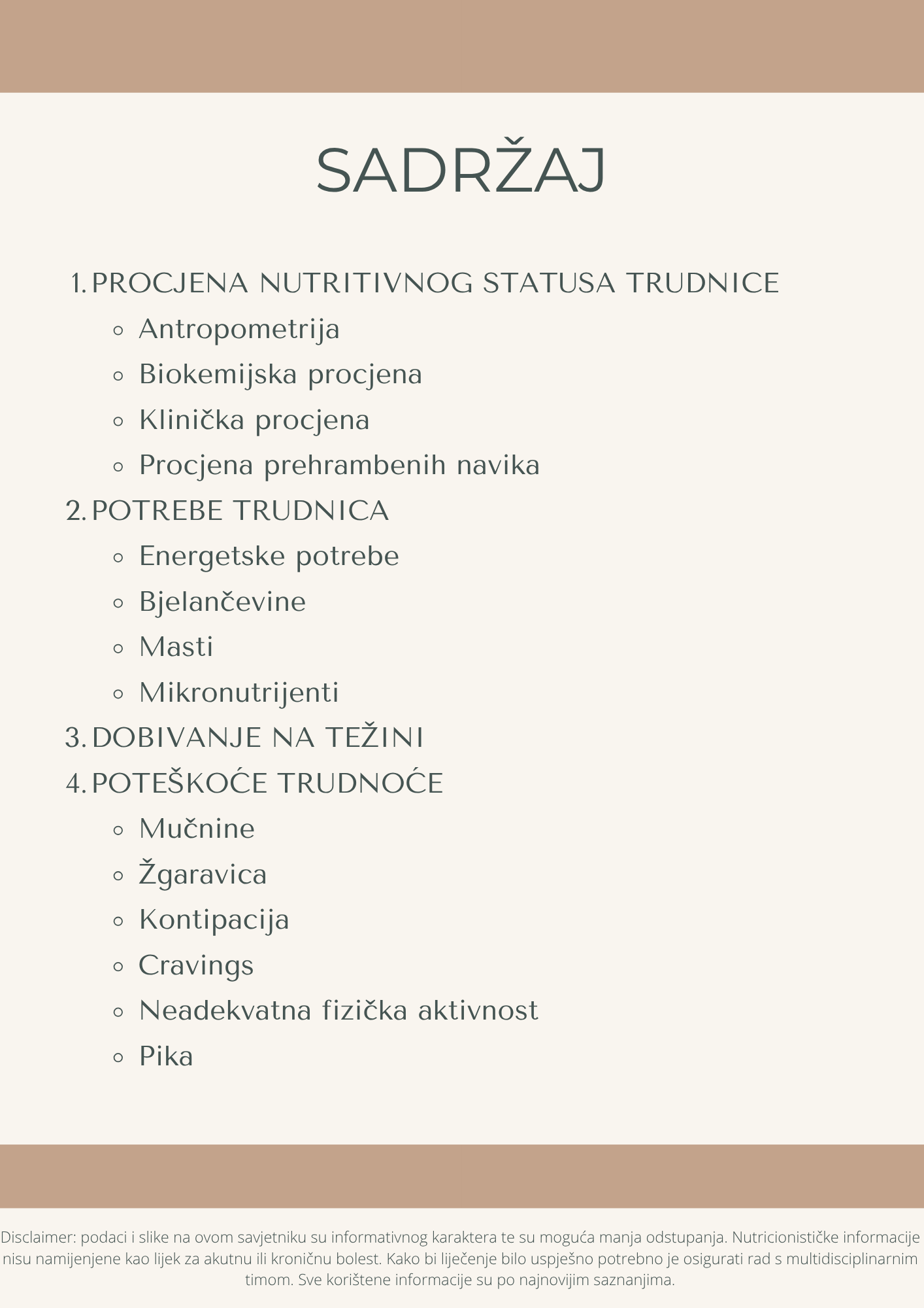 KAKO JESTI DOK SE NOVI ŽIVOT RAZVIJA U MENI