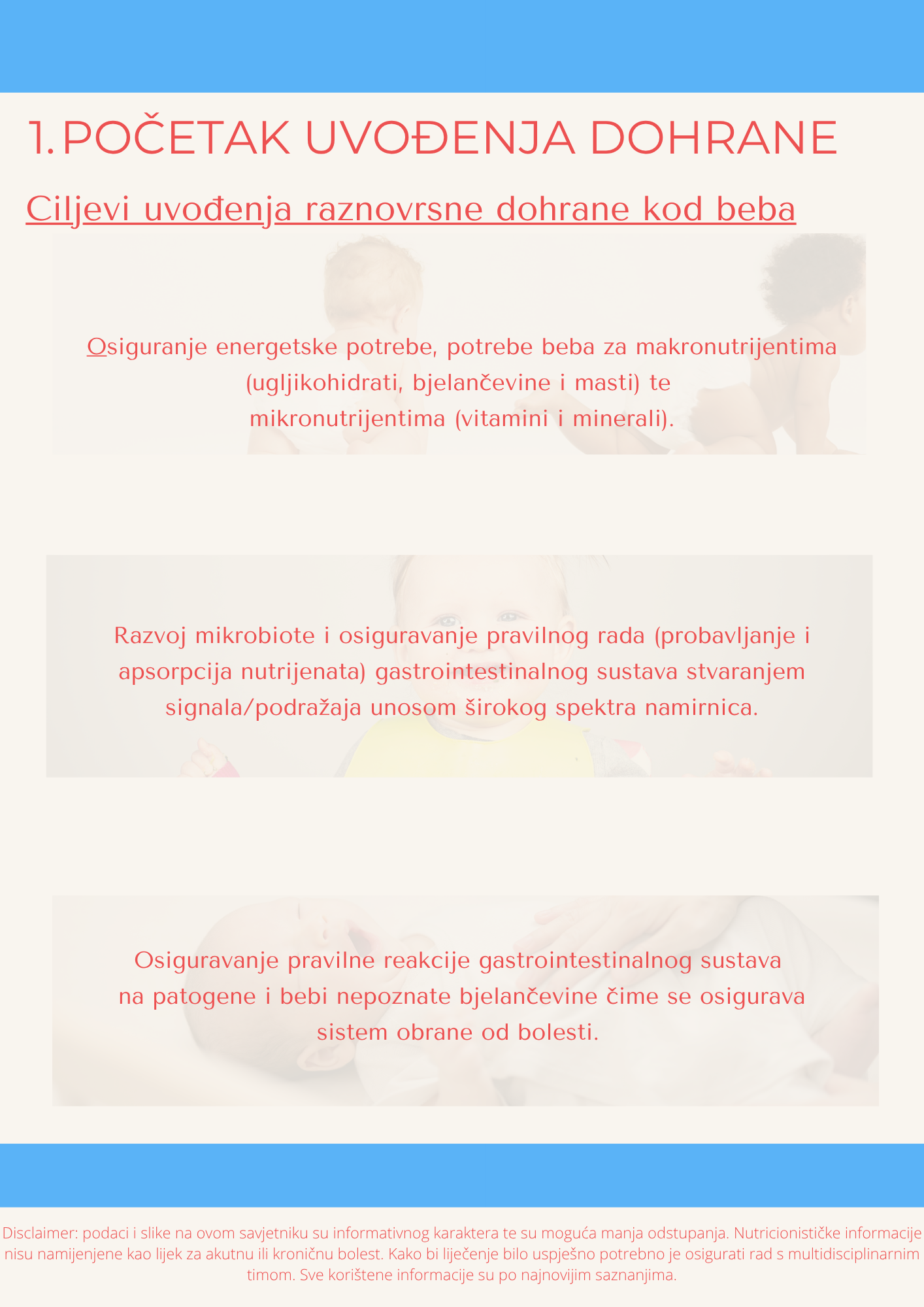 MOJA BEBA POČINJE JESTI U LJETO