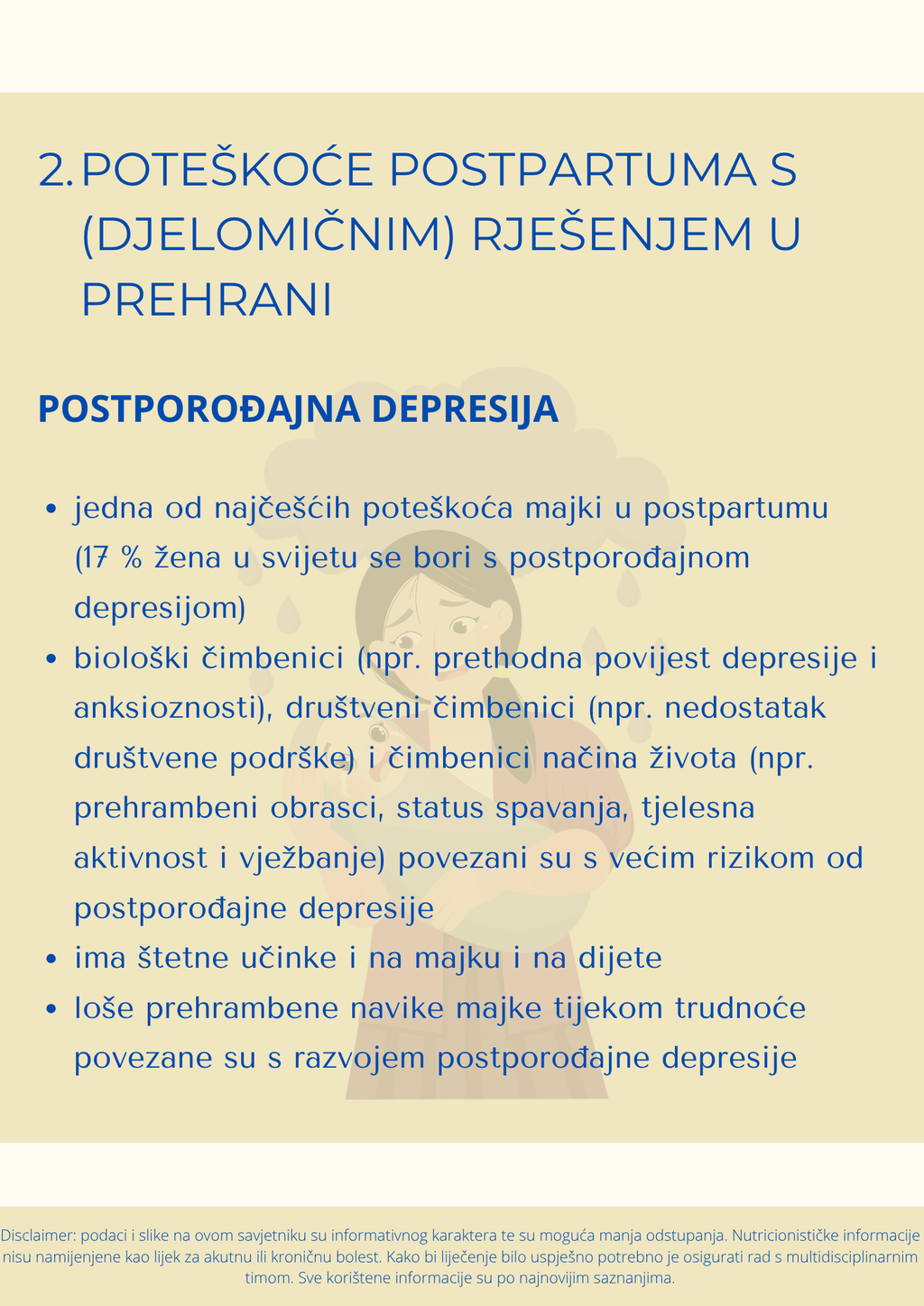 Prehrana nakon poroda – postpartum vodič
