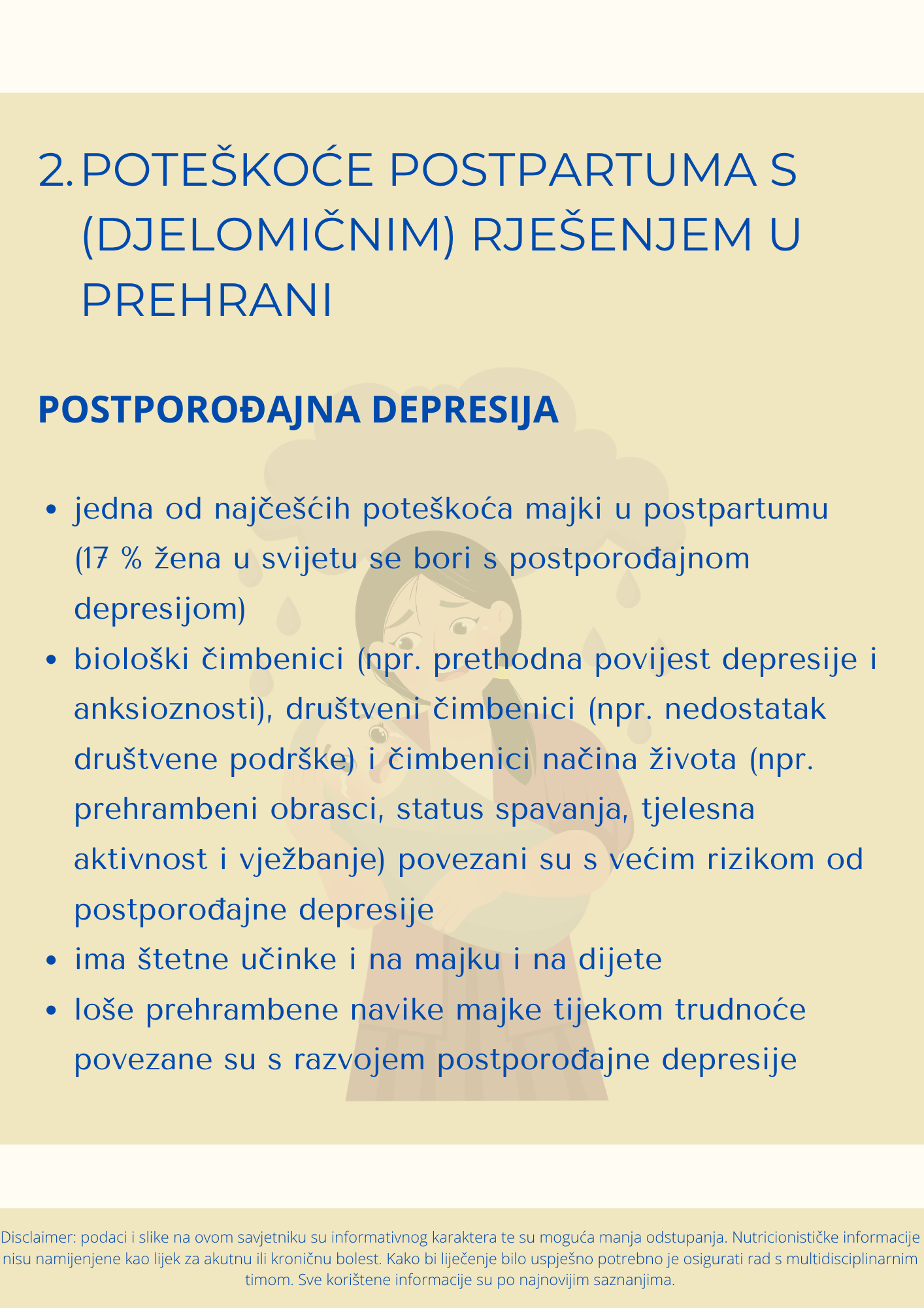 KAKO SI PREHRANOM POMAŽEM NAKON PORODA