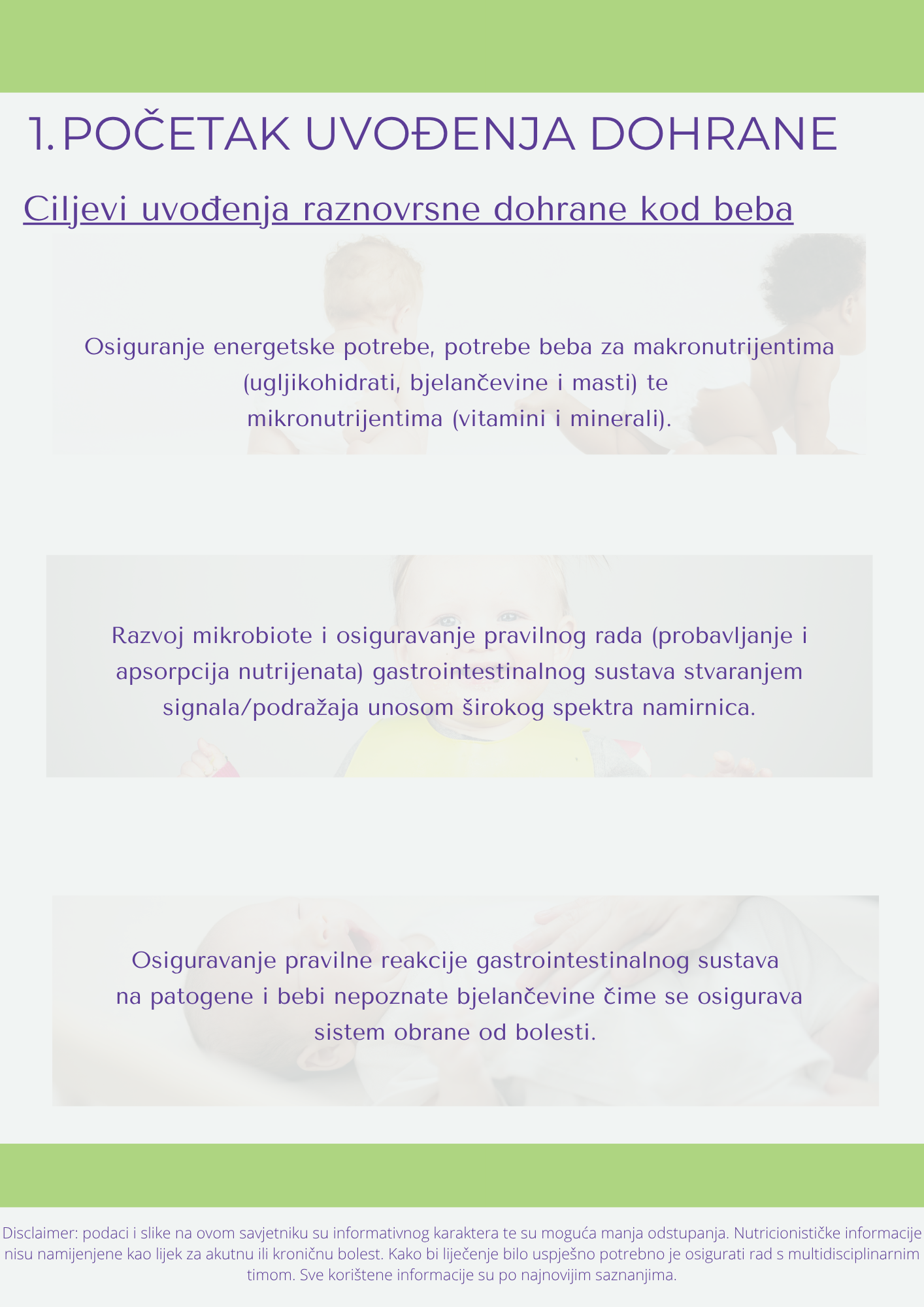 MOJA BEBA POČINJE JESTI U PROLJEĆE