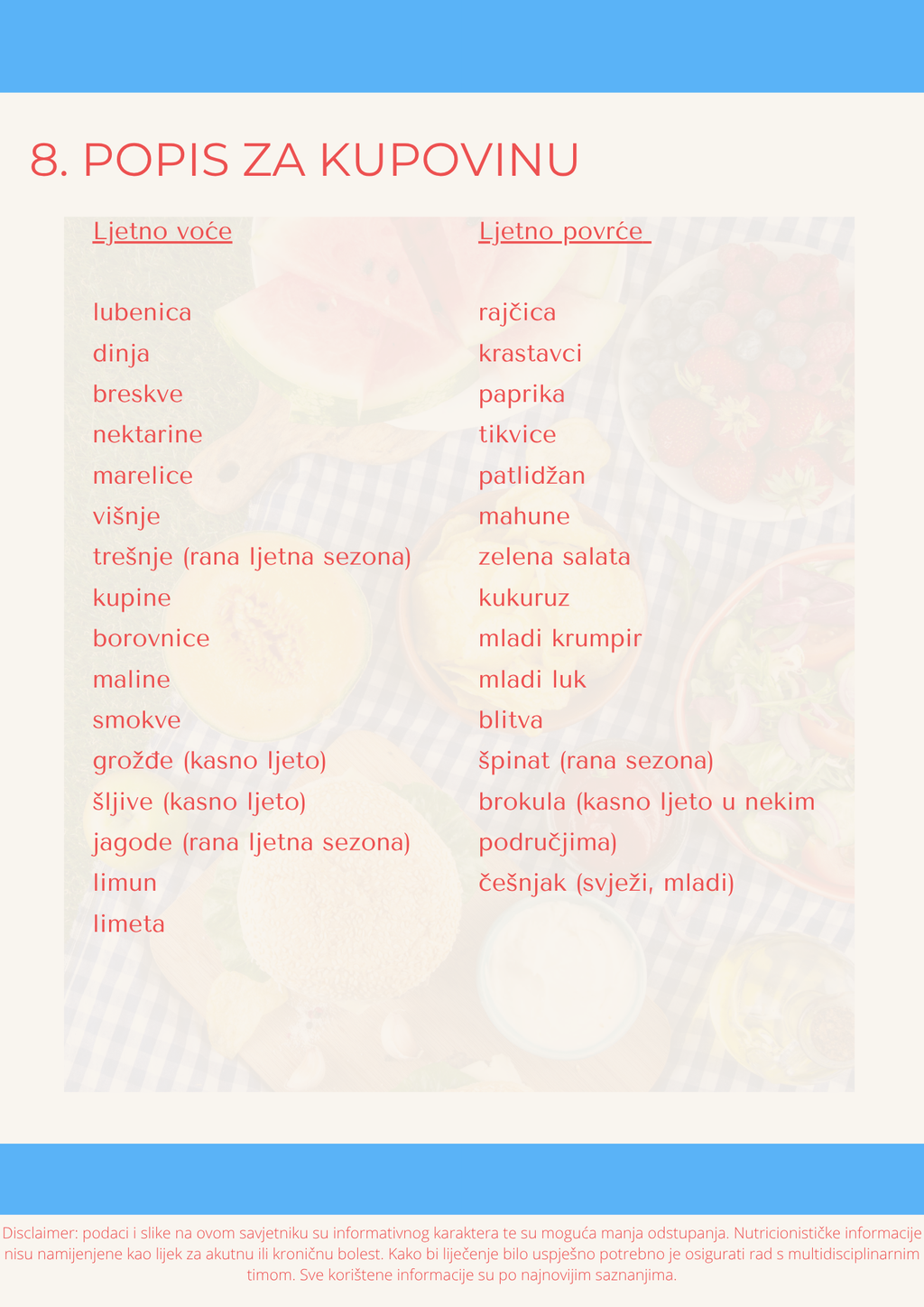MOJA BEBA POČINJE JESTI U LJETO