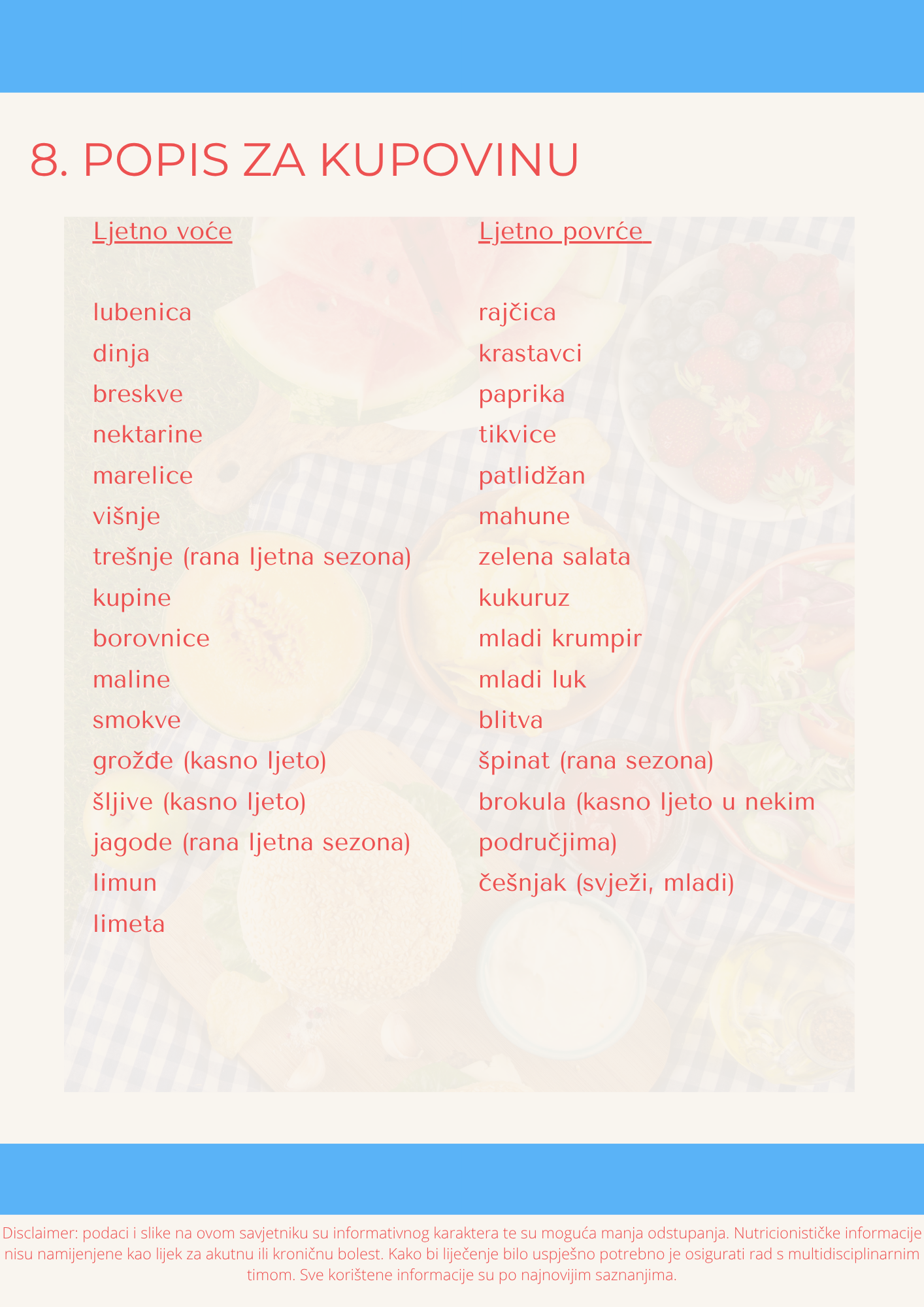 MOJA BEBA POČINJE JESTI U LJETO