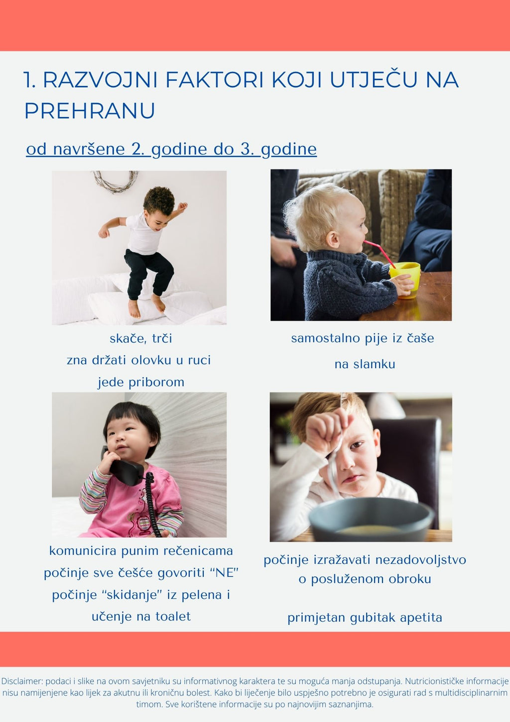 Moje dijete uči jesti samo