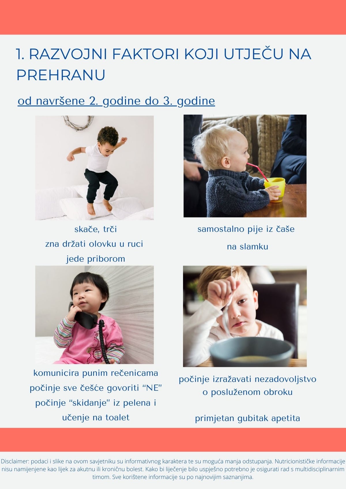 Moje dijete uči jesti samo