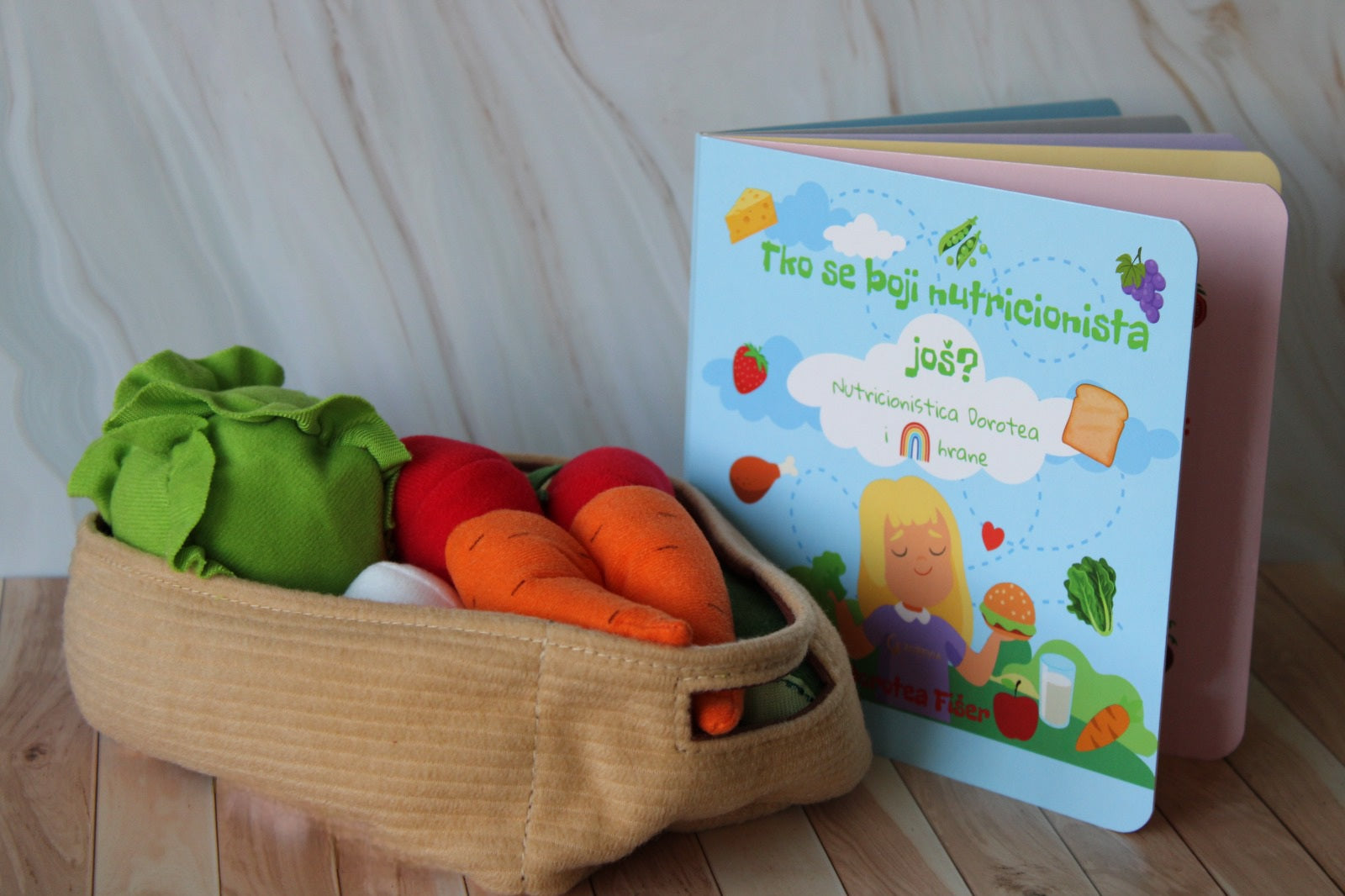Slikovnica "Tko se boji nutricionista još? Nutricionistica Dorotea i duga hrane"